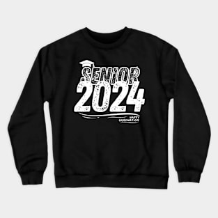 Senior 2024 Happy Graduuation. Crewneck Sweatshirt